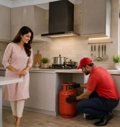 Receive Your Cylinder - Order LPG Gas Cylinder In Dubai